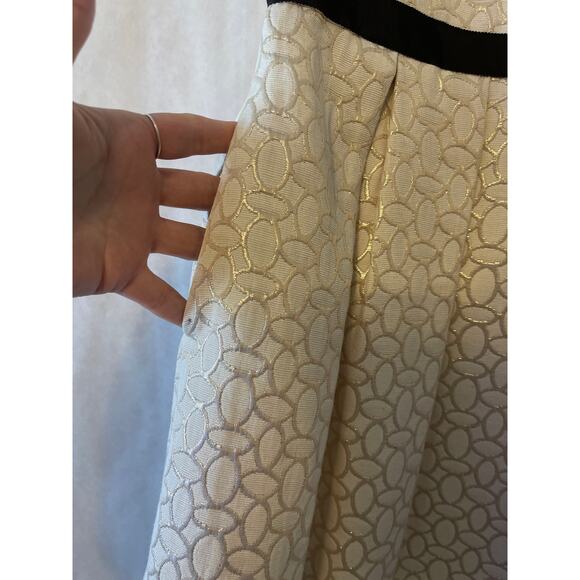 Erin Fetherston Gold Metallic Dress Size 2 Evening Out Dance Romantic Event - Picture 5 of 7